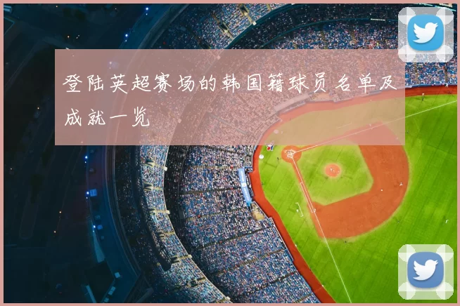 登陆英超赛场的韩国籍球员名单及成就一览