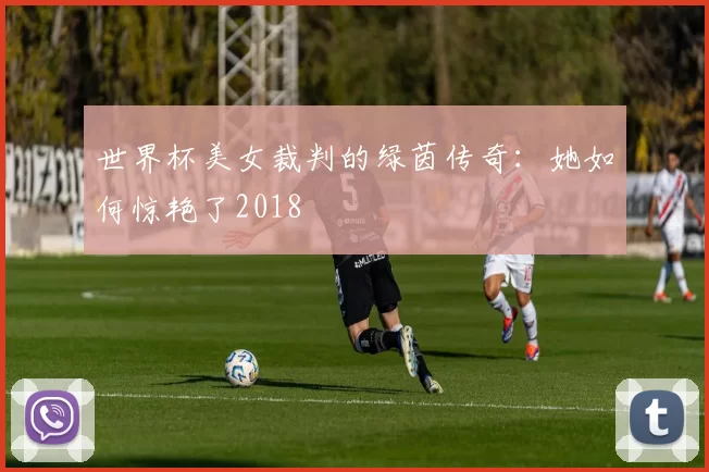 世界杯美女裁判的绿茵传奇:她如何惊艳了2018
